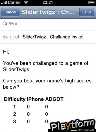 SliderTwigz (iPhone/iPod)