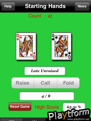 Starting Hands (iPhone/iPod)