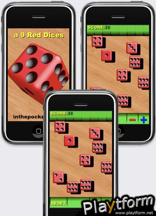 a 9 Red Dices (iPhone/iPod)