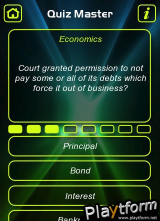 Economics Trivia Quiz (iPhone/iPod)