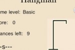 hangman 3 difficulty levels (iPhone/iPod)