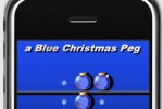 a Blue Christmas Peg ! (iPhone/iPod)