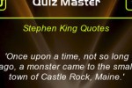 Quotes from Stephen King Novels Trivia Quiz (iPhone/iPod)