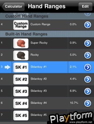 Visual Poker Odds (iPhone/iPod)