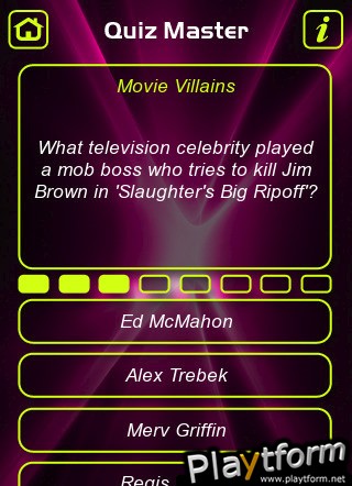 Movie Villains Trivia Quiz (iPhone/iPod)