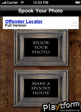 Spook Your Photo (iPhone/iPod)