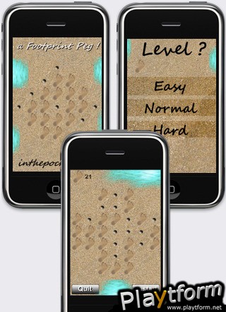 a Footprint Peg ! (iPhone/iPod)