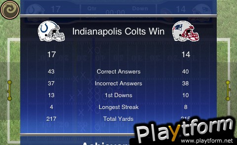 NFL Trivia Matchup (iPhone/iPod)