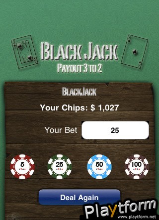 Blackjack: 21 Edition (iPhone/iPod)