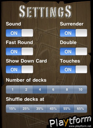 Blackjack: 21 Edition (iPhone/iPod)