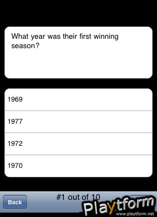 Miami Pro Football Quiz (iPhone/iPod)