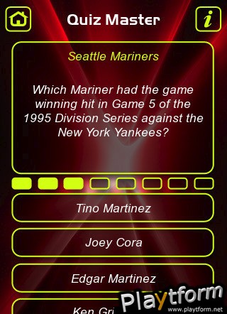 Baseball Teams Trivia Quiz (iPhone/iPod)