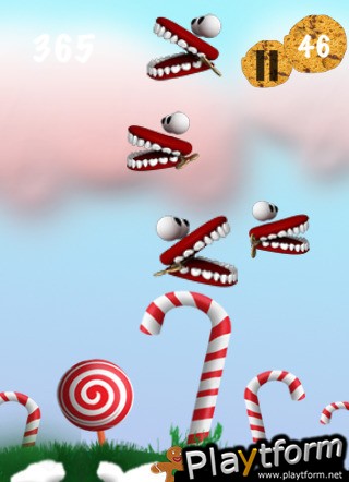 Gingerbread boy's Christmas dream (iPhone/iPod)