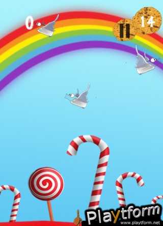 Gingerbread boy's Christmas dream (iPhone/iPod)