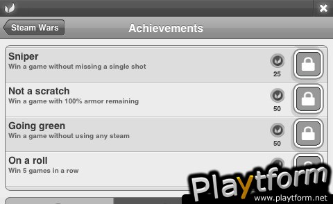 Steam Wars (iPhone/iPod)