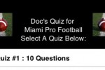 Miami Pro Football Quiz (iPhone/iPod)