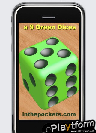 a 9 Green Dices (iPhone/iPod)