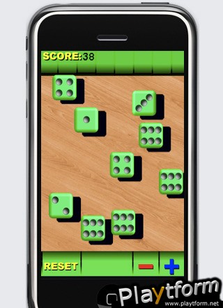 a 9 Green Dices (iPhone/iPod)