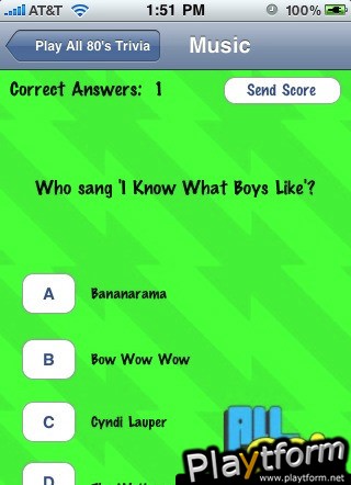 All 80's Trivia (iPhone/iPod)