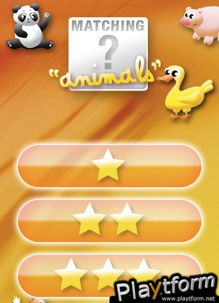 Animals' Matching for kids (iPhone/iPod)