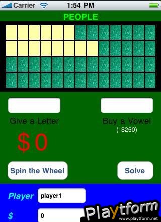 Wheel of Money (iPhone/iPod)