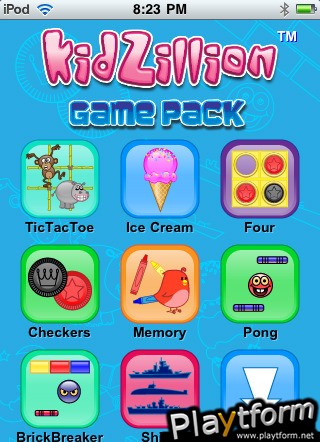 Kidzillion Games Pack With , And More! (iPhone/iPod)