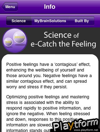 e-Catch the Feeling (iPhone/iPod)