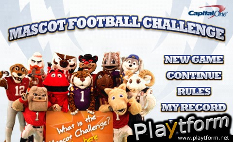 Mascot Football Challenge (iPhone/iPod)