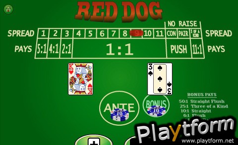 Red Dog Bonus Poker (iPhone/iPod)