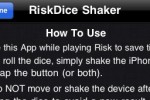 RiskDice Shaker (iPhone/iPod)